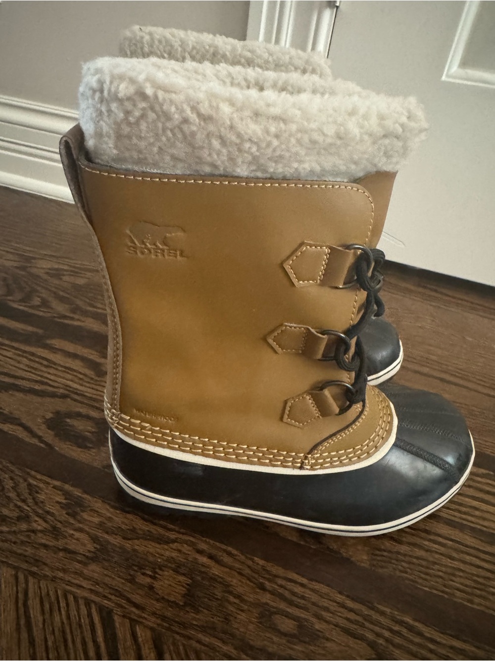 Sorel Youth Kids Caribou Waterproof Insulated Winter Duck Boot NWOT US size 5
